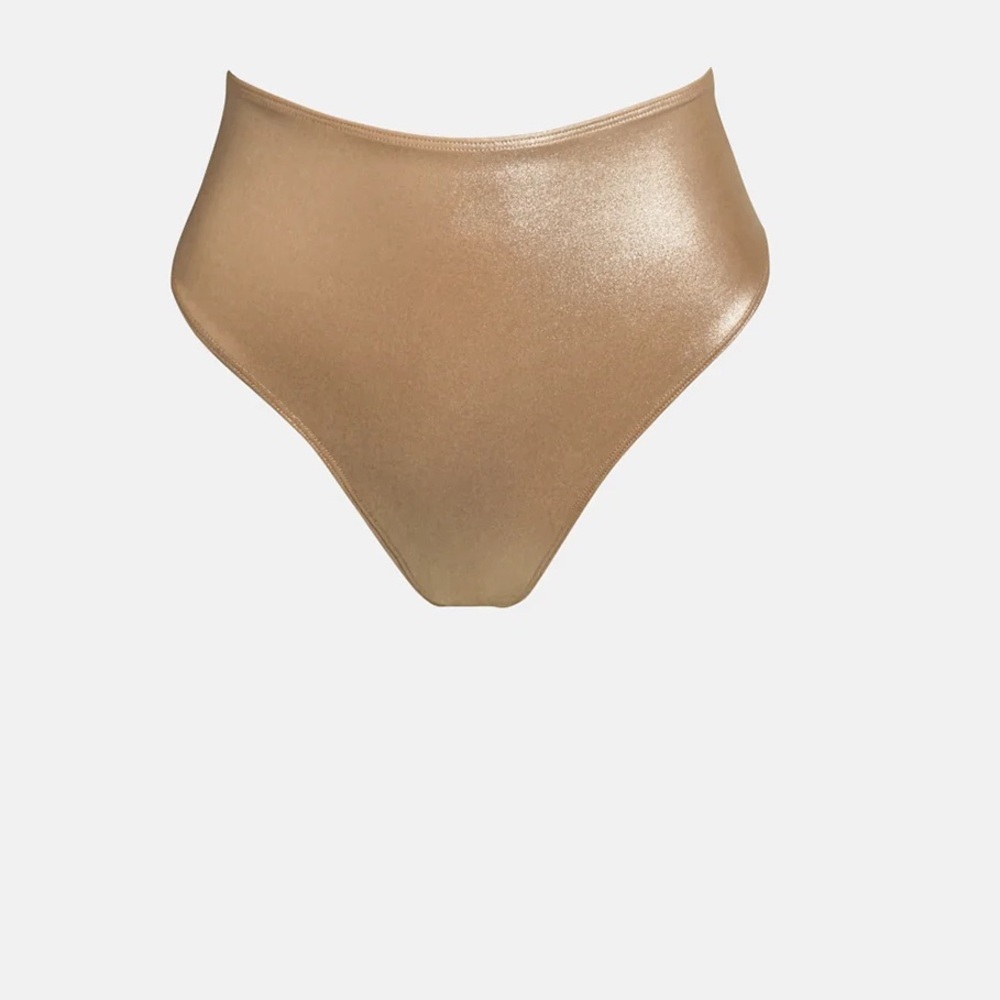 Sara Cristina Gold Marina High Waisted Bikini Bottoms